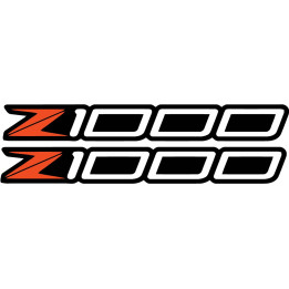 Kawasaki Z 1000 Orange Stickers Decals - DecalsHouse