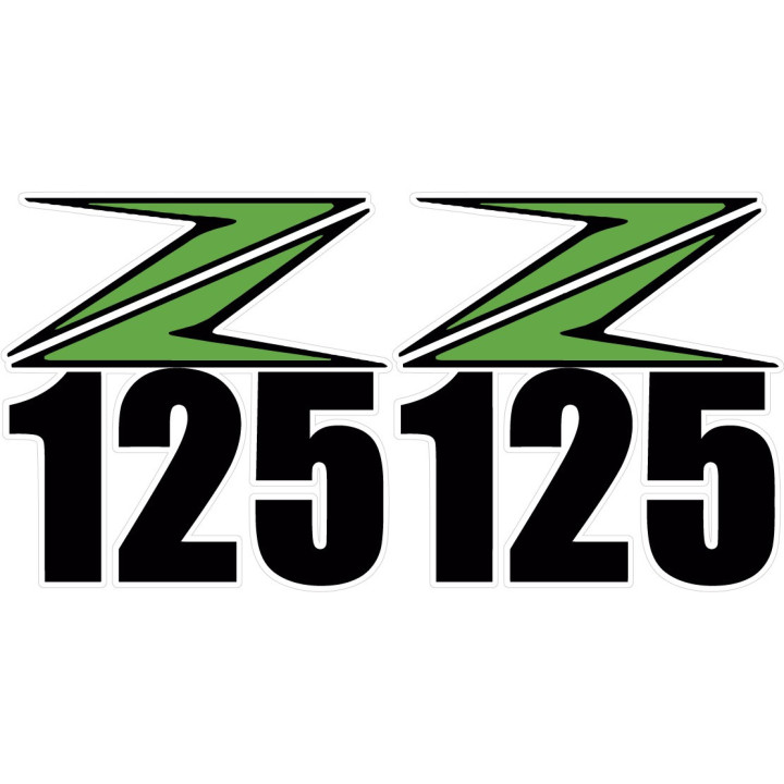 Kawasaki Z 125 Stickers Decals - DecalsHouse