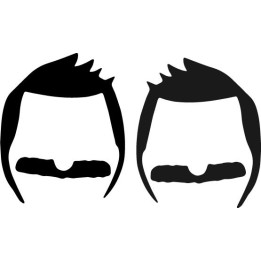 Bob Belcher Stickers – Bob's Burgers Decals (2-Pack)