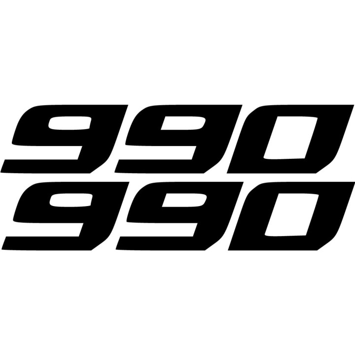 Ktm Adventure 990 Die Cut Numbers Stickers Decals - DecalsHouse