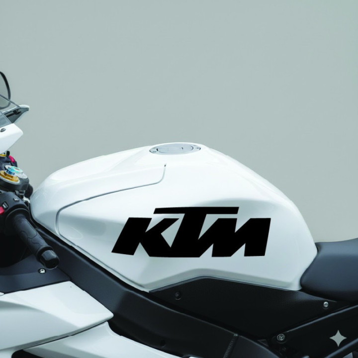KTM Logo Stickers – Duke 390 890 Adventure Decals (2-Pack)