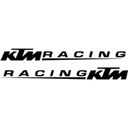 KTM Racing Stripes Stickers – Duke Enduro SMC Motorcycle Decals (2-Pack)