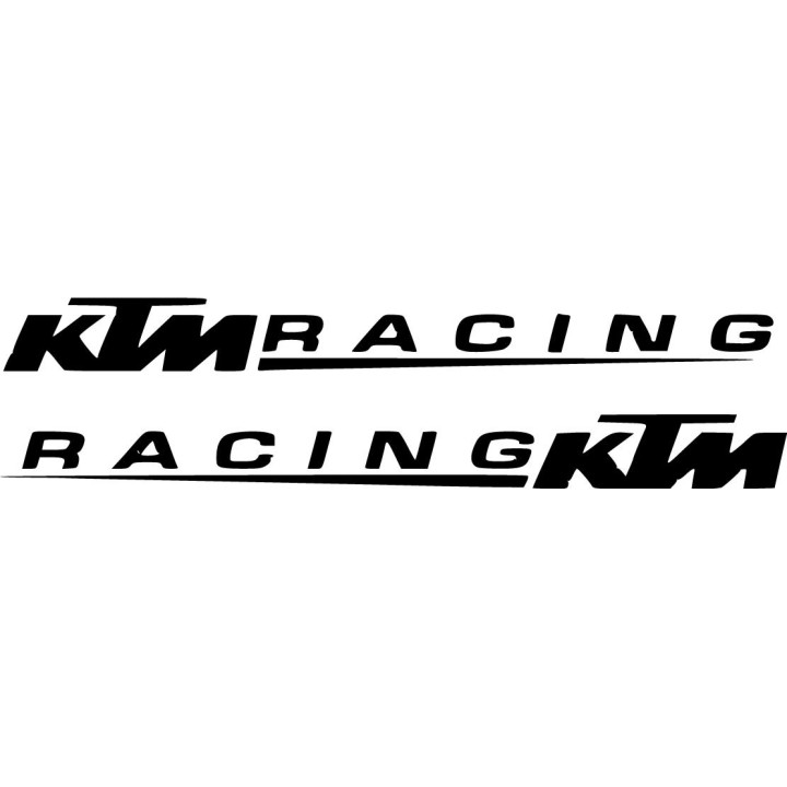 KTM Racing Stripes Stickers – Duke Enduro SMC Motorcycle Decals (2-Pack)