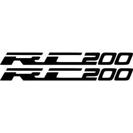 Ktm Rc 200 Die Cut Style 2 Stickers Decals - DecalsHouse
