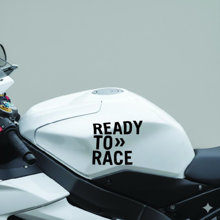 Ktm Ready To Race Lettering Die Cut Stickers Decals - DecalsHouse