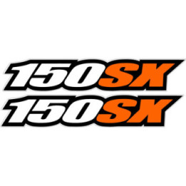 KTM 150 SX Stickers – Motocross Two-Stroke Decals (2-Pack)