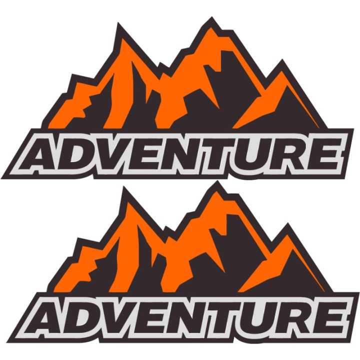 KTM Adventure Stickers - 1290 890 790 Touring Decals (2-Pack)