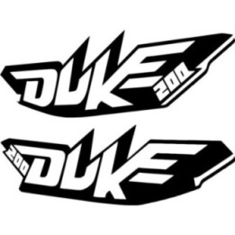 Ktm Duke 200 Style 3 Stickers Decals - DecalsHouse
