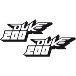 Ktm Duke 200 Style 4 Stickers Decals - DecalsHouse