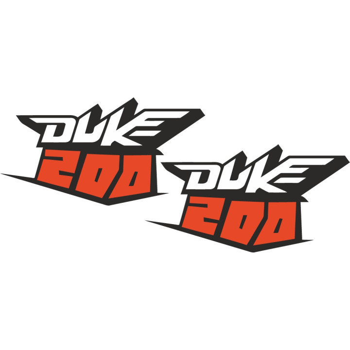 Ktm Duke 200 [Converted] Stickers Decals - DecalsHouse