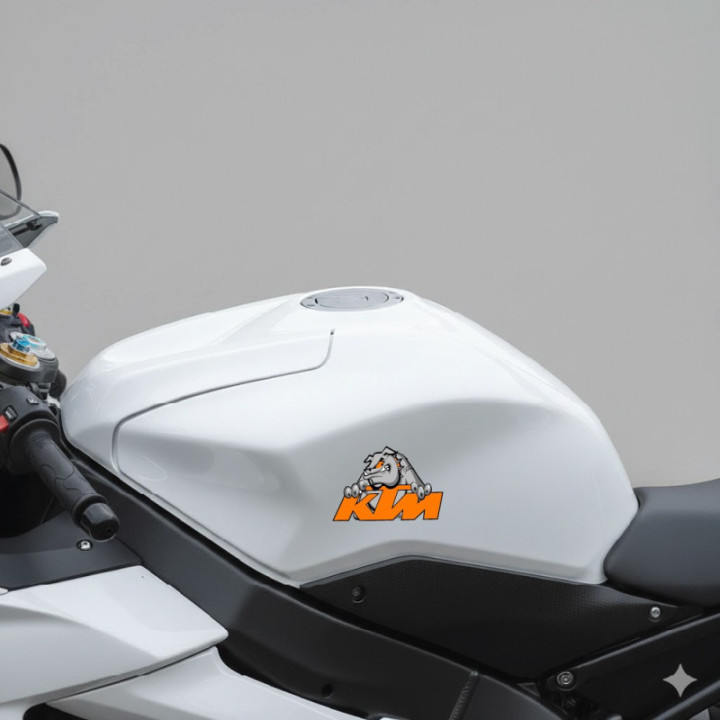 KTM Duke Logo Stickers – Naked Bike 125 200 390 690 890 Decals (2-Pack)