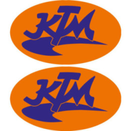 Ktm Logo Oval Style 2 Stickers Decals - DecalsHouse