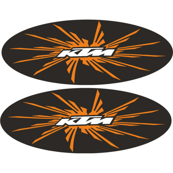 Ktm Logo Oval Style 3 Stickers Decals - DecalsHouse