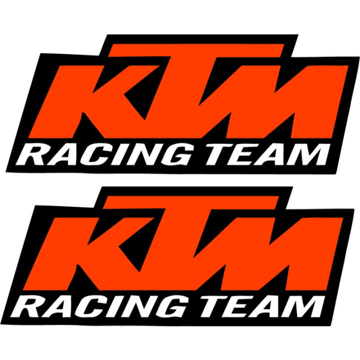 Ktm Racing Team Style 2 Stickers Decals - DecalsHouse