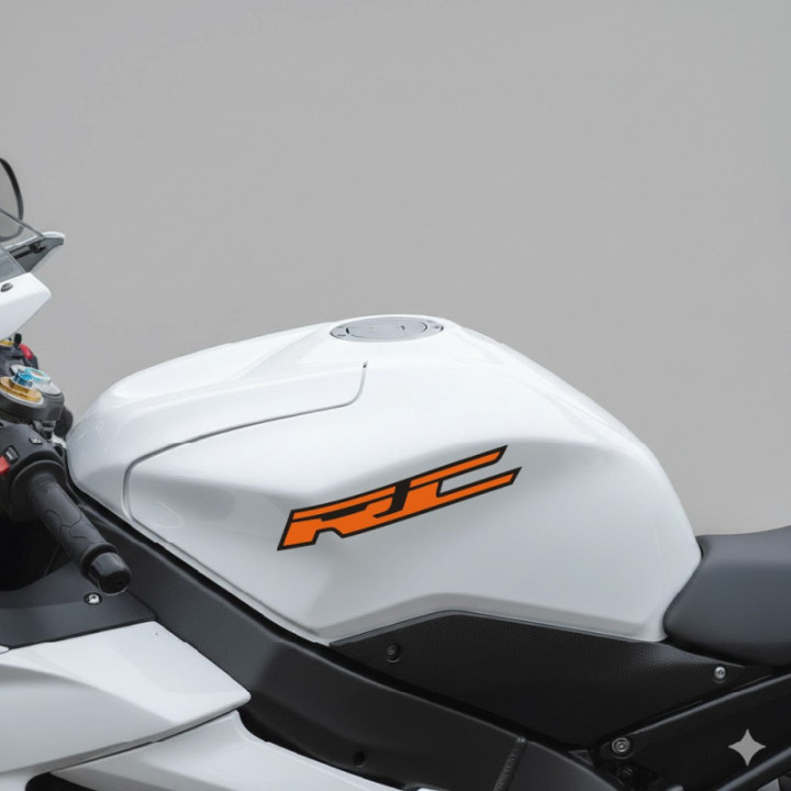 KTM RC Stickers – RC 125 RC 200 RC 390 Sportbike Decals (2-Pack)