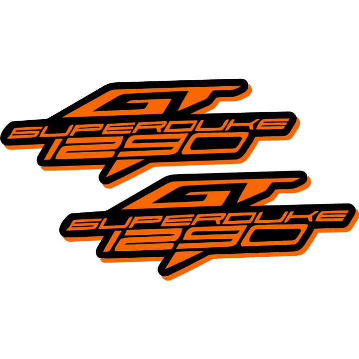 KTM Super Duke 1290 Stickers – Naked Streetfighter Decals (2-Pack)
