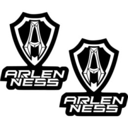 Arlen Ness Logo Outline Die Cut Stickers Decals - DecalsHouse