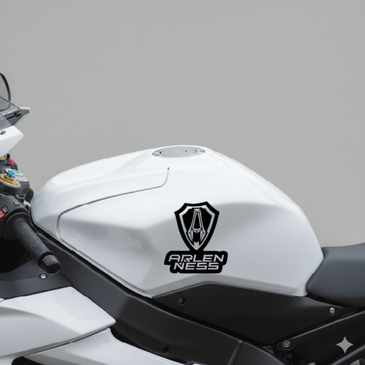 Arlen Ness Logo Outline Die Cut Stickers Decals - DecalsHouse