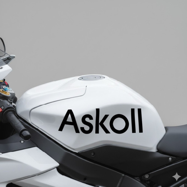 Askoll Die Cut Lettering Stickers Decals - DecalsHouse