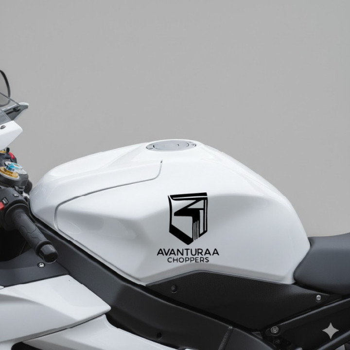 Avanturaa Choppers Logo Die Cut Stickers Decals - DecalsHouse
