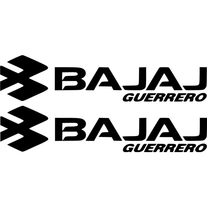 Bajaj Guerrero Die Cut Stickers Decals - DecalsHouse