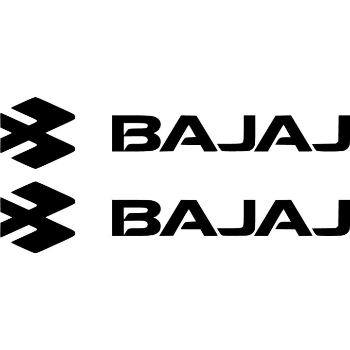 Bajaj Logo Die Cut Style 3 Stickers Decals - DecalsHouse