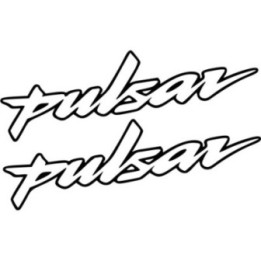 Bajaj Pulsar Outline Die Cut Stickers Decals - DecalsHouse
