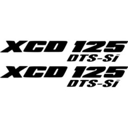 Bajaj Xcd 125 Dts Si Die Cut Stickers Decals - DecalsHouse