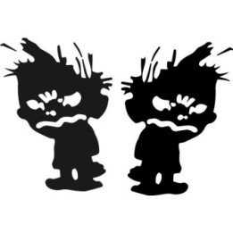 Calvin & Hobbes Stickers – Comic Character Decals (2-Pack)