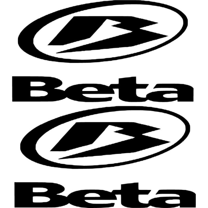 Beta Motorcycle Logo Die Cut Style 2 Stickers Decals - DecalsHouse