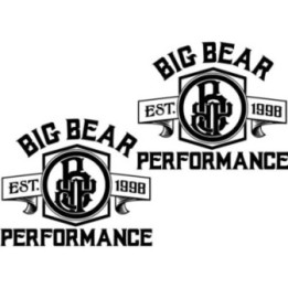 Big Bear Choppers Logo Die Cut Style 2 Stickers Decals - DecalsHouse