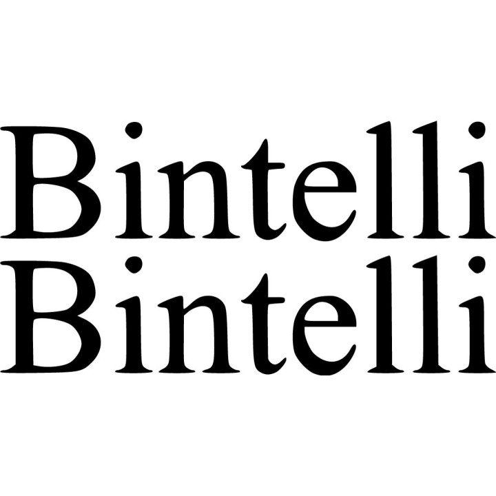 Bintelli Die Cut Lettering Stickers Decals - DecalsHouse