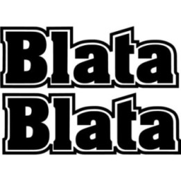 Blata Logo Die Cut Stickers Decals - DecalsHouse