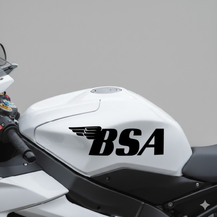Bsa Logo Die Cut Stickers Decals - DecalsHouse