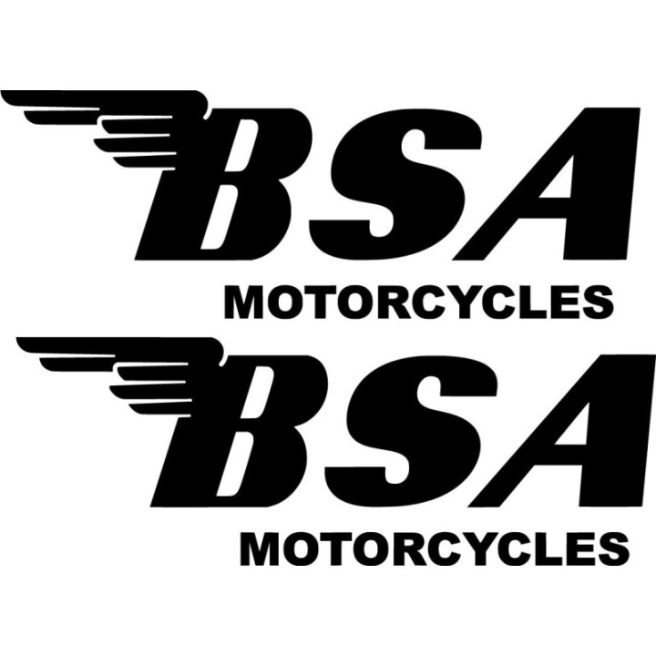 Bsa Motorcycles Logo Die Cut Stickers Decals - DecalsHouse