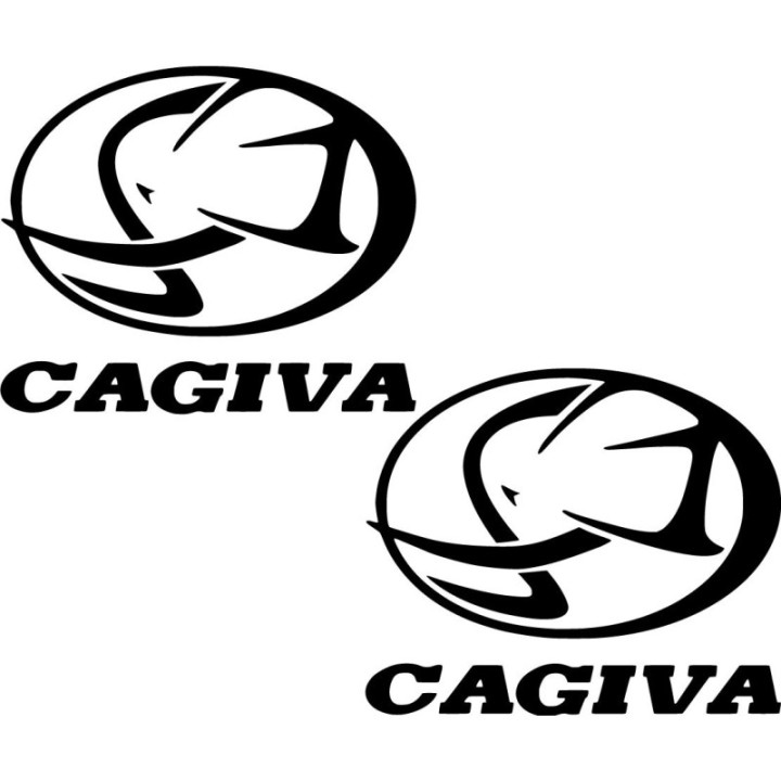 Cagiva Logo Die Cut Stickers Decals - DecalsHouse