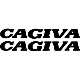 Cagiva Logo Lettering Die Cut Stickers Decals - DecalsHouse