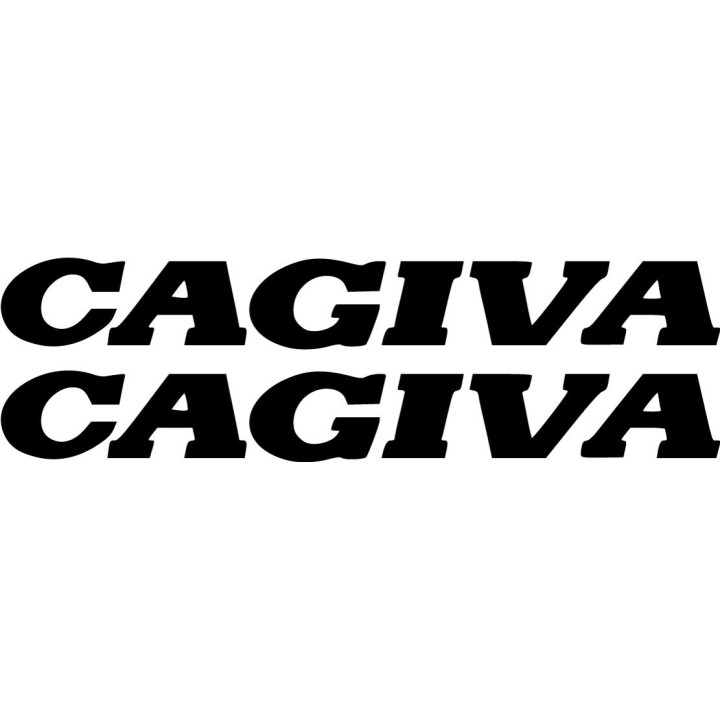 Cagiva Logo Lettering Die Cut Stickers Decals - DecalsHouse