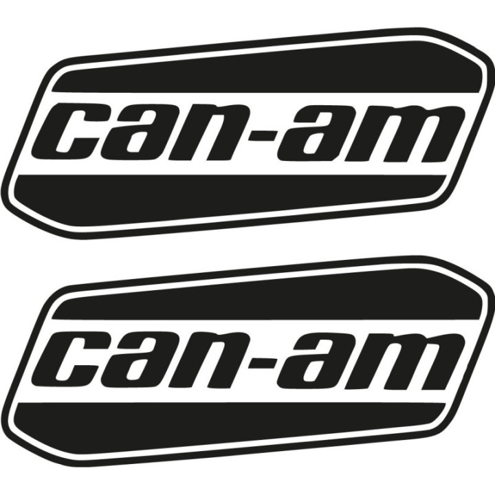 Can Am Badge Die Cut Stickers Decals - DecalsHouse