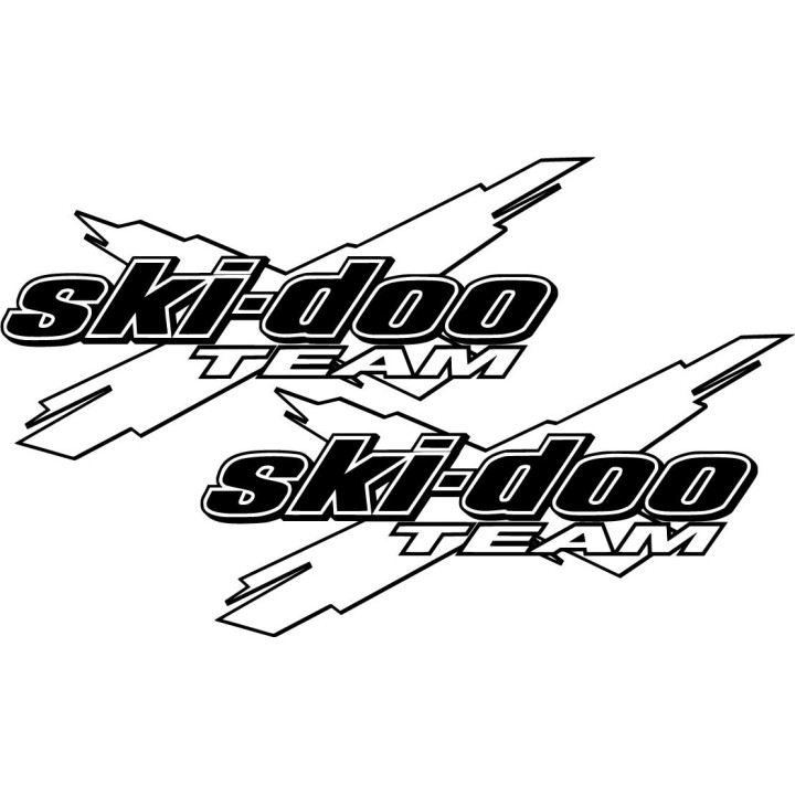 Can Am Ski Doo Team Die Cut Style 3 Stickers Decals - DecalsHouse