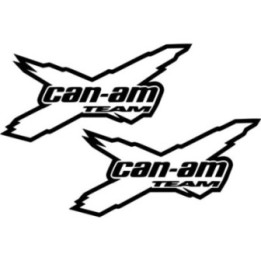 Can Am Team Logo Die Cut Style 2 Stickers Decals - DecalsHouse