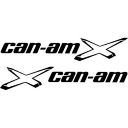 Can Am X Logo Die Cut Stickers Decals - DecalsHouse
