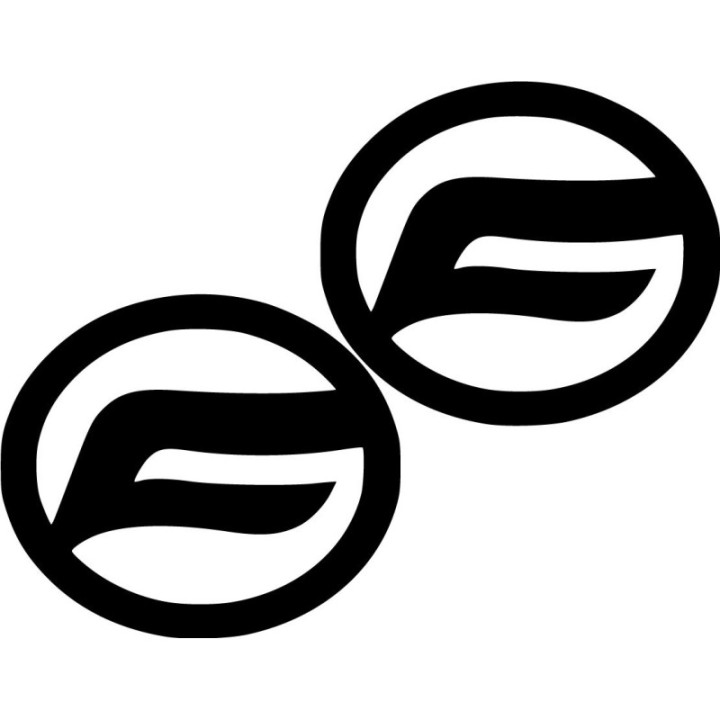 Cf Moto Logo Round Die Cut Stickers Decals - DecalsHouse