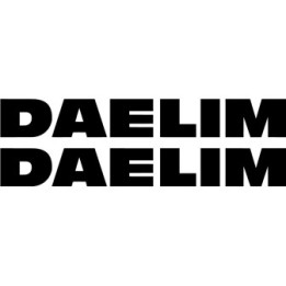 Daelim Lettering Die Cut Stickers Decals - DecalsHouse