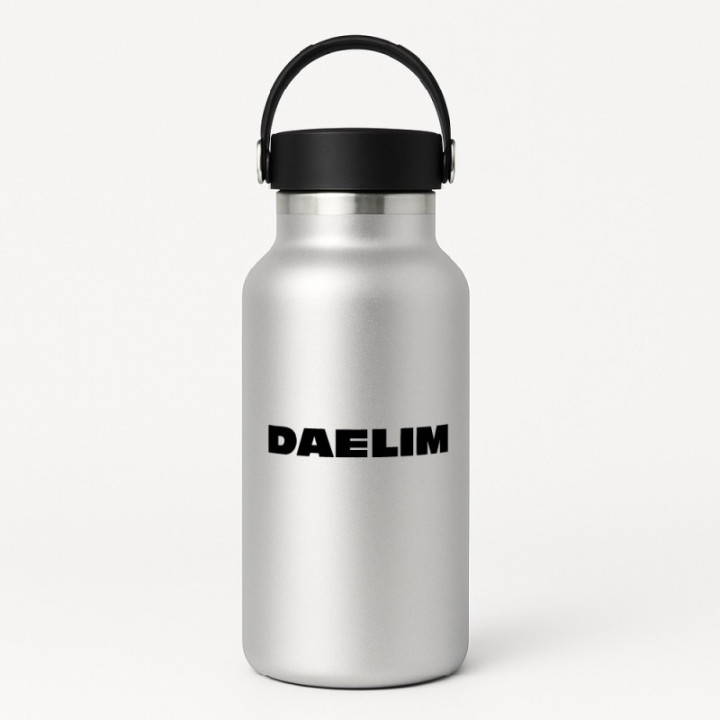 Daelim Lettering Die Cut Stickers Decals - DecalsHouse