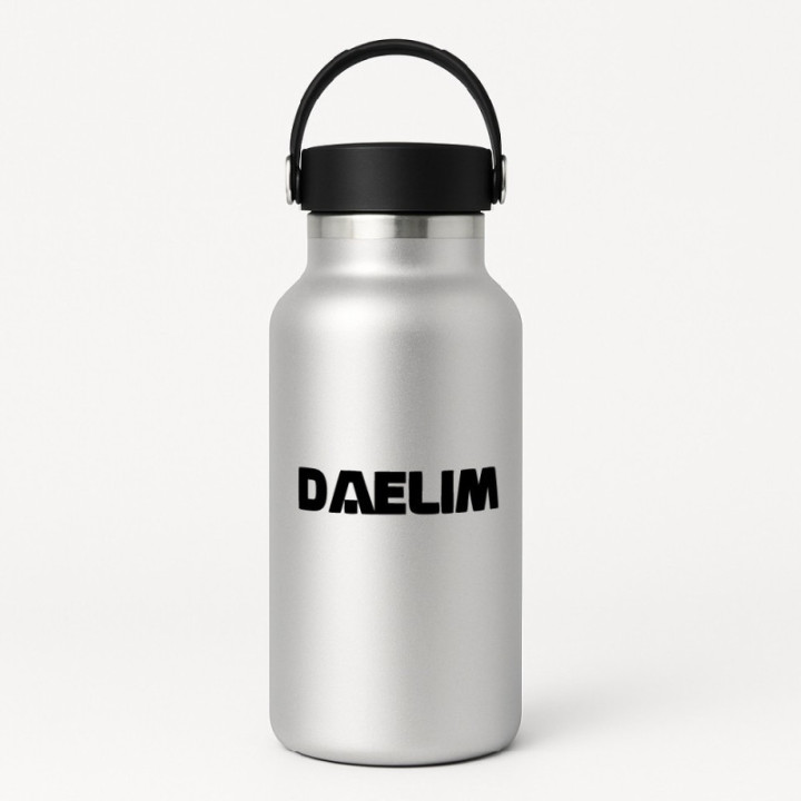 Daelim Lettering Die Cut Style 2 Stickers Decals - DecalsHouse