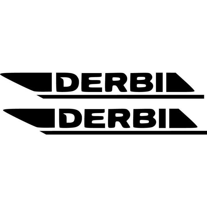 Derbi Logo Die Cut Style 3 Stickers Decals - DecalsHouse