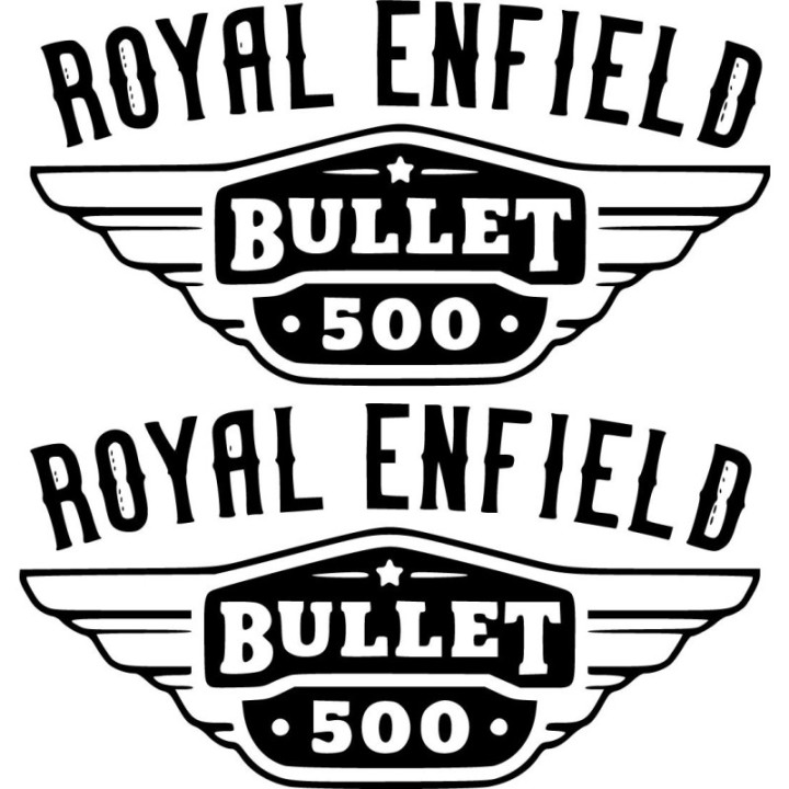Enfield Bullet 500 Die Cut Stickers Decals - DecalsHouse