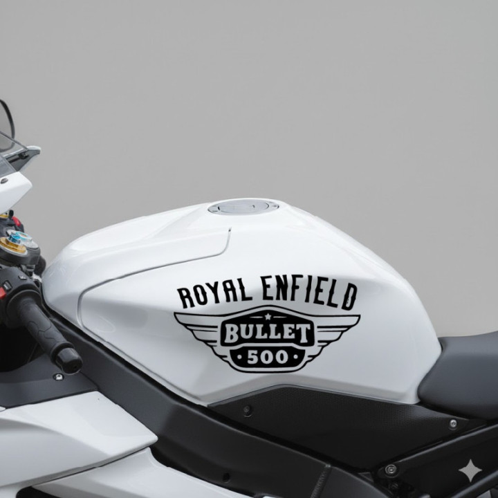 Enfield Bullet 500 Die Cut Stickers Decals - DecalsHouse