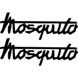 Garelli Mosquito Logo Lettering Die Cut Stickers Decals - DecalsHouse